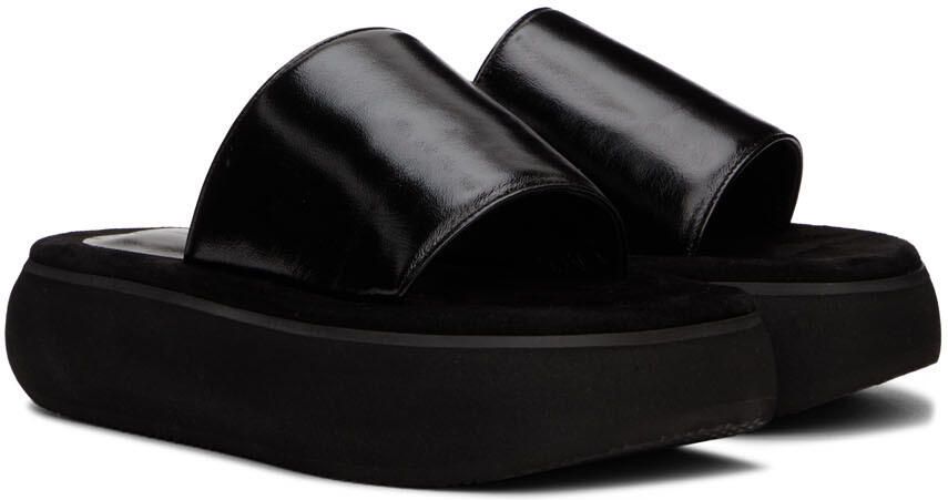 OSOI Black Boat Padded Platform Slides - Picture 2