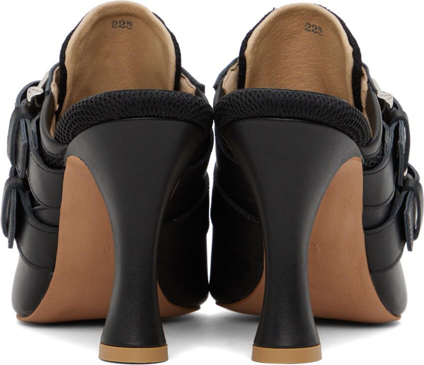 OSOI Black Needle Brocle Heels