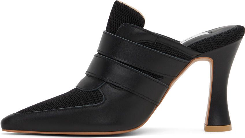 OSOI Black Needle Brocle Heels - Picture 3