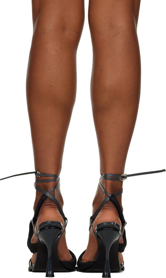 Ottolinger Black Flower Heels - Picture 5