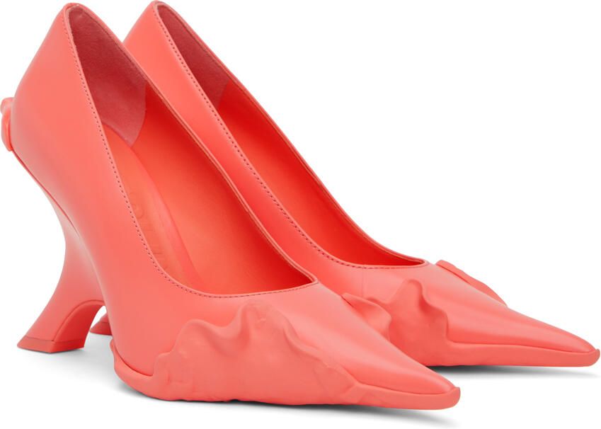 Ottolinger Pink Graphic Heels - Picture 2