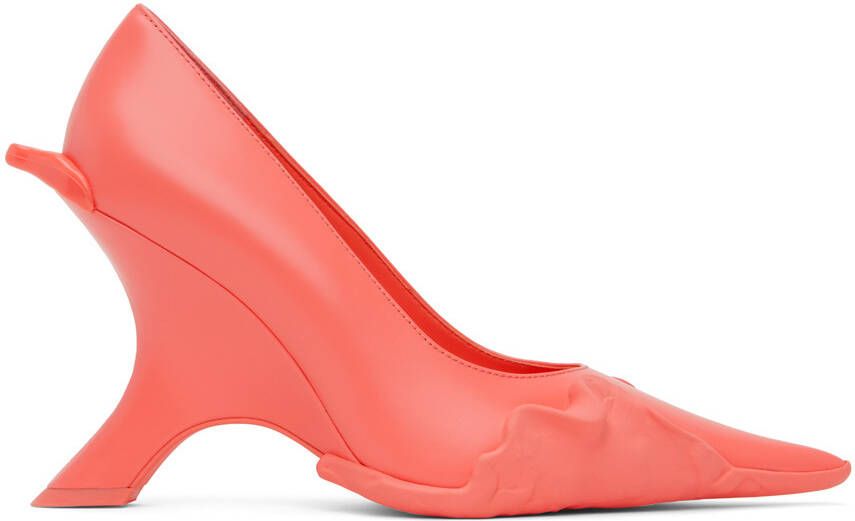 Ottolinger Pink Graphic Heels - Picture 4