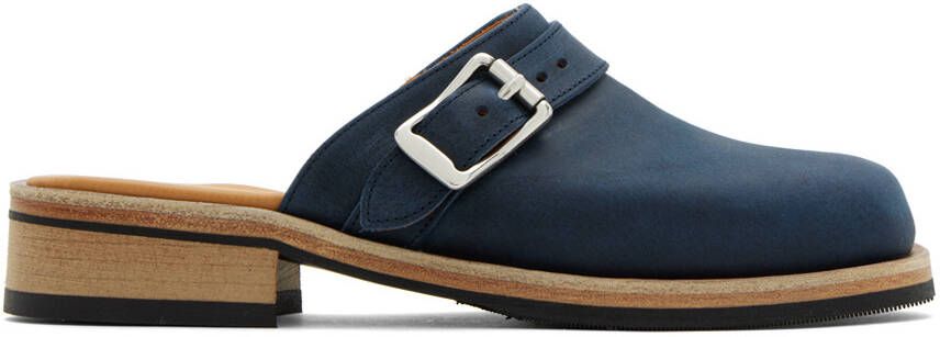 Our Legacy Navy Camion Mules - Picture 4