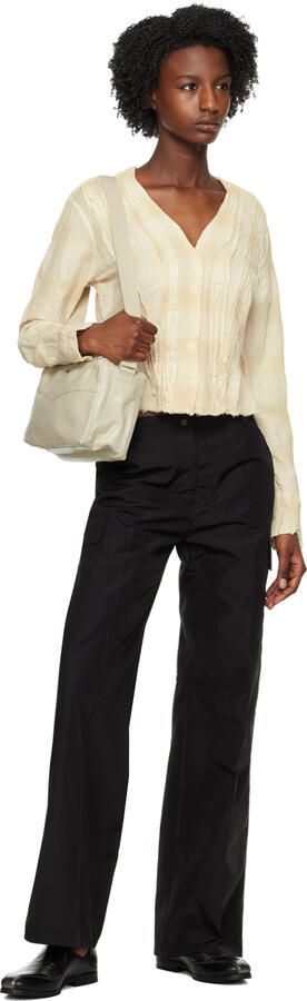 Our Legacy Black & Silver Cab Slippers - Picture 4