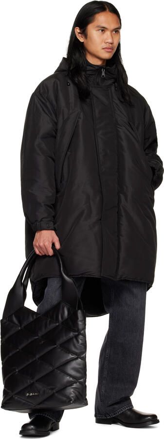 Our Legacy Black Leather Camion Ankle Boots - Picture 4