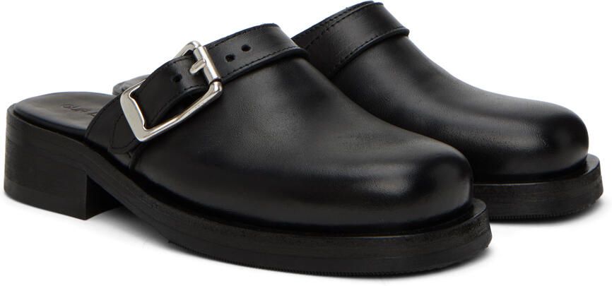 Our Legacy SSENSE Exclusive Black Leather Camion Mule Loafers - Picture 2