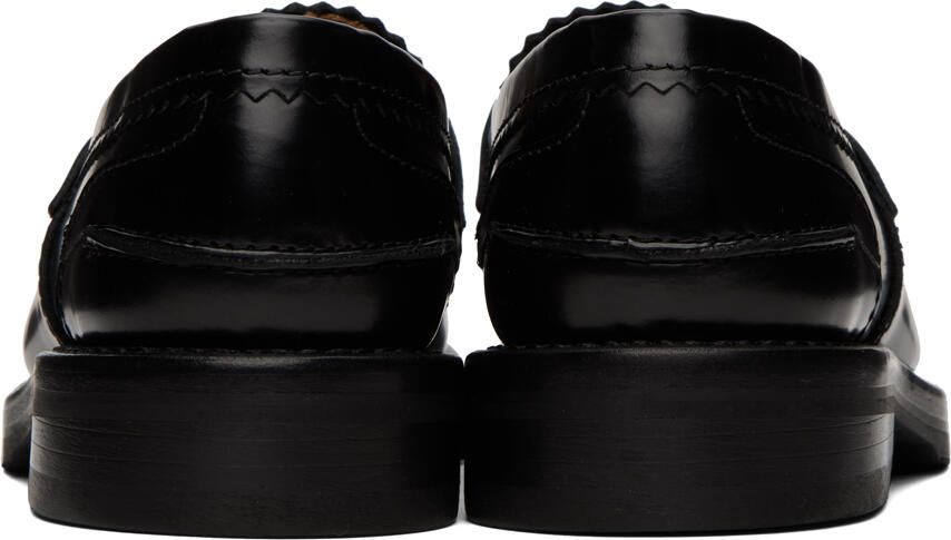 Our Legacy Black Serrated Loafers