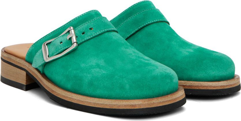 Our Legacy Green Camion Mules - Picture 2