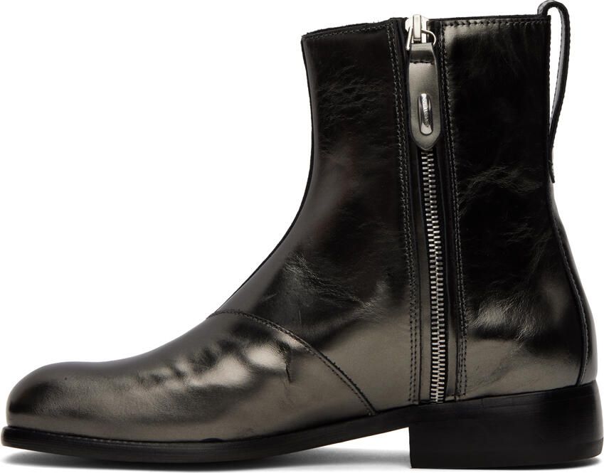 Our Legacy Silver Michaelis Boots - Picture 3