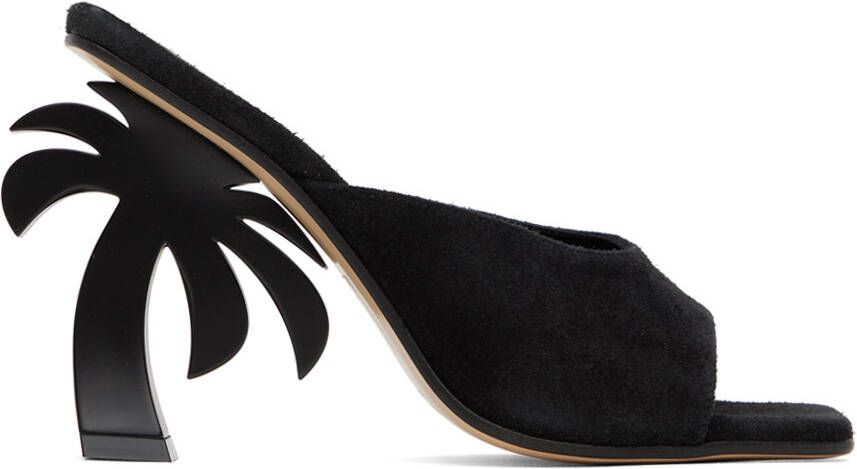 Palm Angels Black Palm Mules - Picture 4