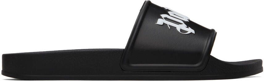 Palm Angels Black Pool Slides