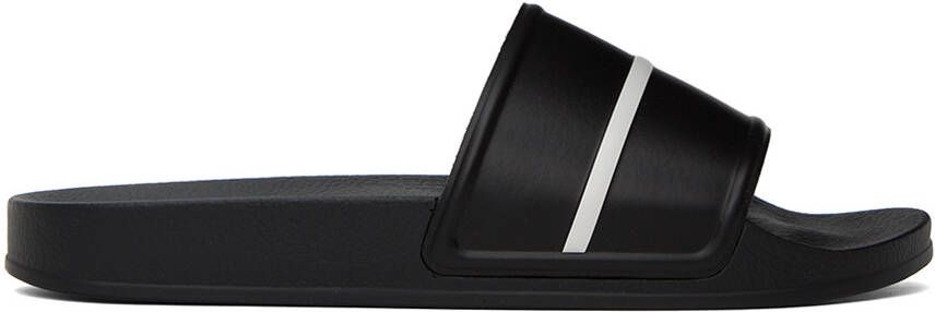 Palm Angels Black Track Pool Slides - Picture 5