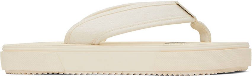 Palm Angels Off-White Logo Flip Flops - Picture 5