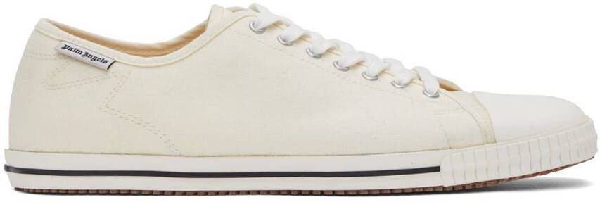 Palm Angels Off-White Vulcanized Low-Top Sneakers - Picture 5