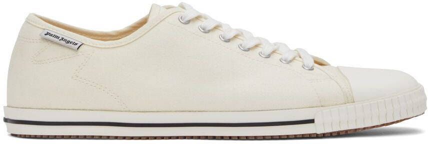 Palm Angels Off-White Vulcanized Low-Top Sneakers - Picture 5