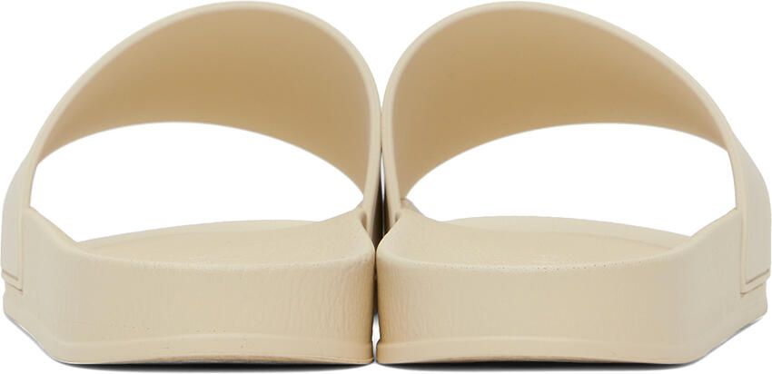 Palm Angels Beige New Logo Slides