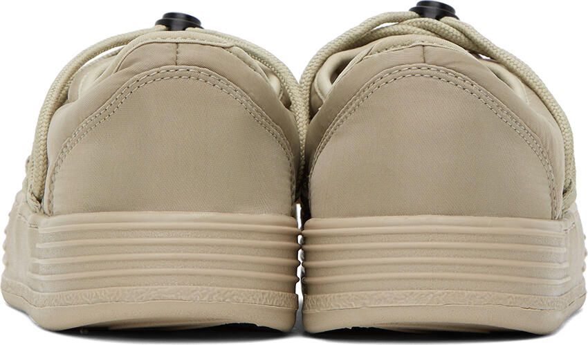 Palm Angels Beige Snow Puffed Sneakers