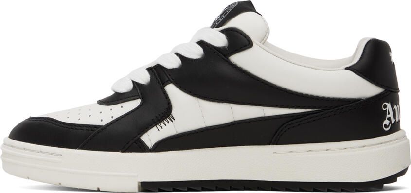 Palm Angels Black & White University Sneakers - Picture 3
