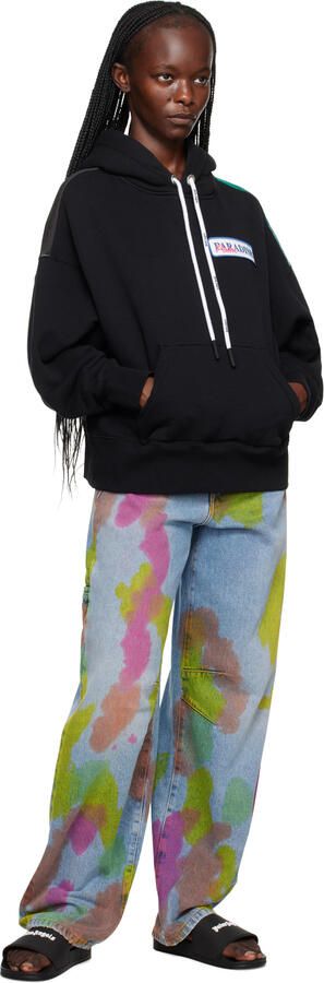 Palm Angels Black New Logo Pool Slides - Picture 3