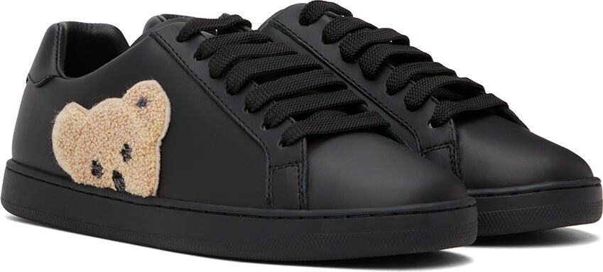 Palm Angels Black New Teddy Bear Sneakers - Picture 2
