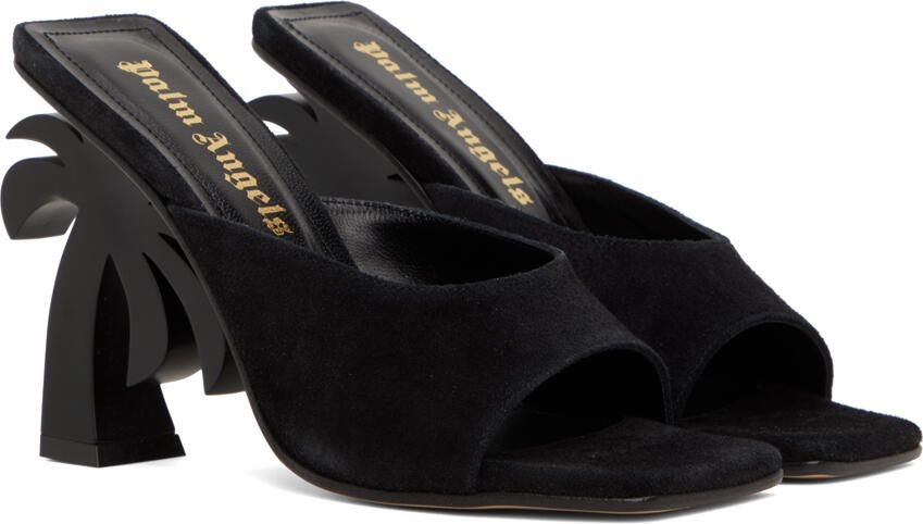 Palm Angels Black Palm Mules - Picture 2