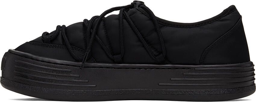 Palm Angels Black Snow Puffed Sneakers - Picture 3