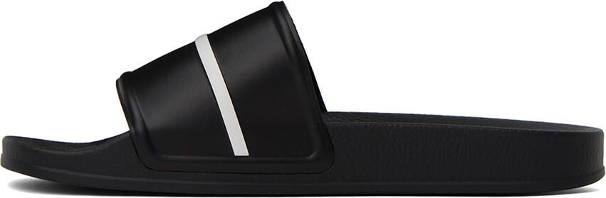 Palm Angels Black Track Pool Slides - Picture 4