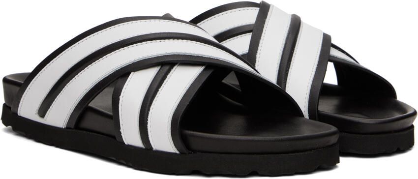 Palm Angels Black Track Sandals