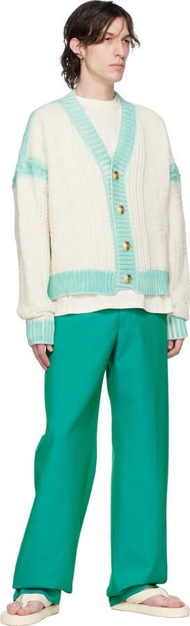 Palm Angels Off-White Logo Flip Flops - Picture 3