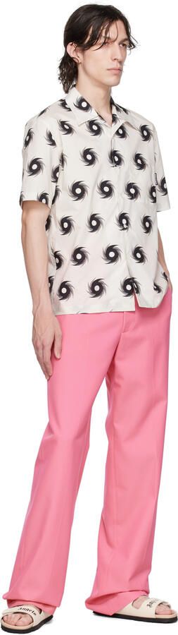 Palm Angels Off-White Logo Sandals - Picture 4