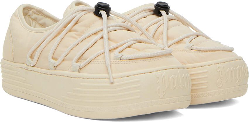 Palm Angels Off-White Snow Puffed Sneakers - Picture 2