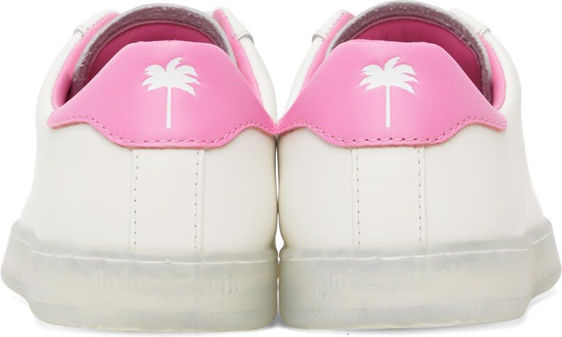 Palm Angels White & Pink Palm One Sneakers