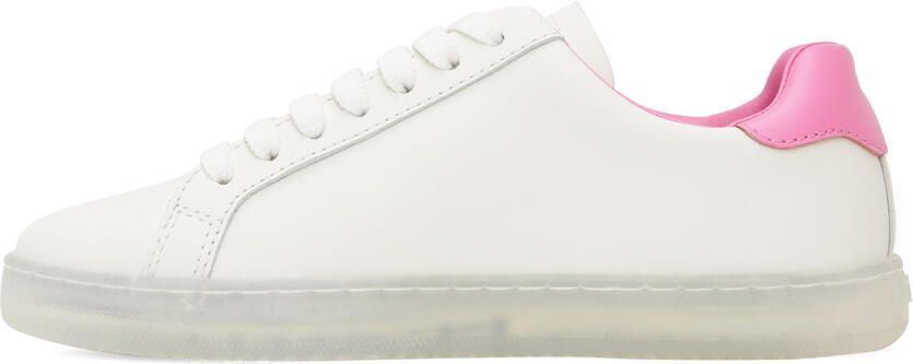 Palm Angels White & Pink Palm One Sneakers - Picture 3