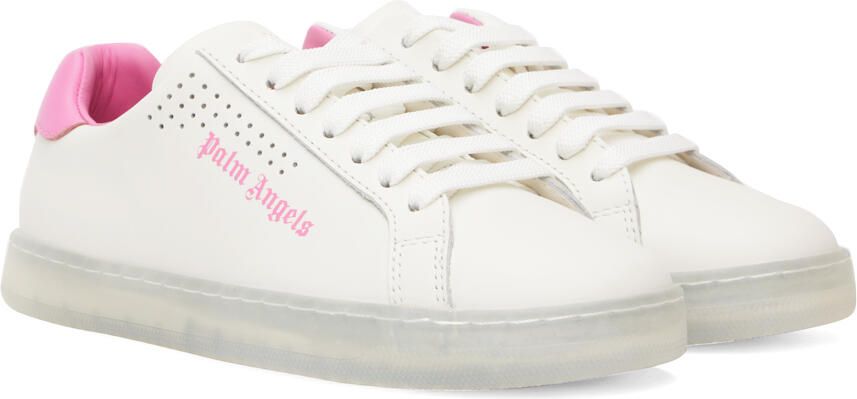 Palm Angels White & Pink Palm One Sneakers - Picture 2