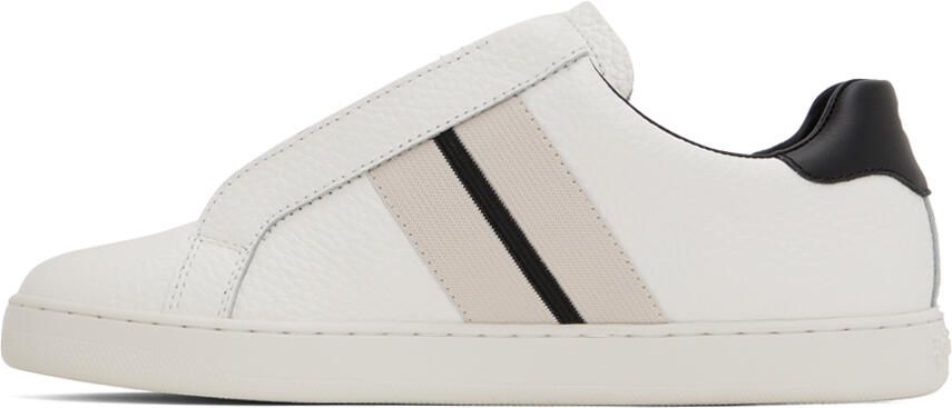 Palm Angels White Embossed Sneakers - Picture 3