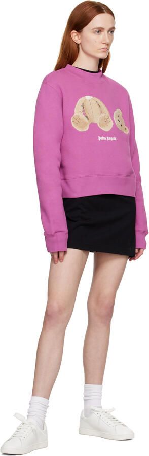 Palm Angels Teddy Bear low-top sneakers White - Picture 4