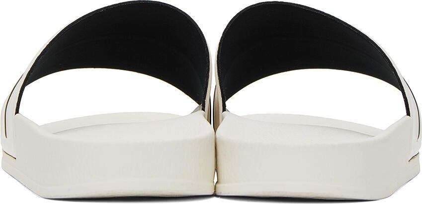 Palm Angels Track Pool stripe-detail slides White