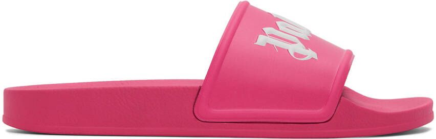 Palm Angels Pink Pool Slider Sandals