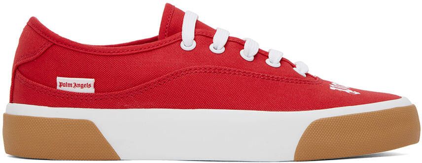 Palm Angels Red Skaters Sneakers - Picture 5
