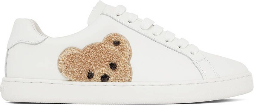 Palm Angels White New Teddy Bear Sneakers - Picture 5