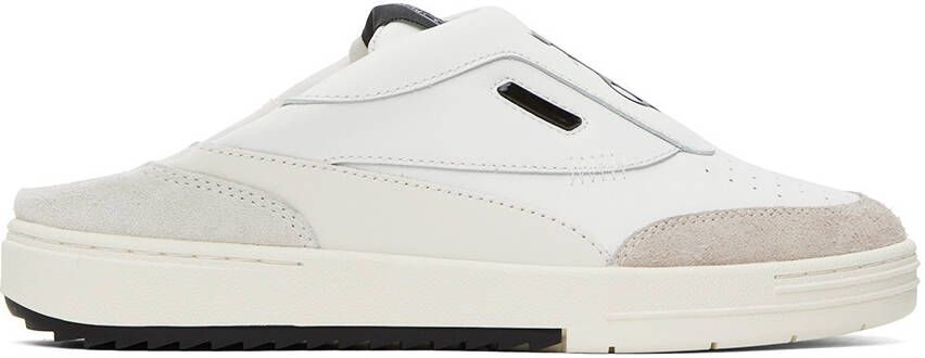 Palm Angels White University Mule Sneakers - Picture 5
