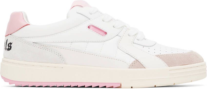 Palm Angels White University Sneakers - Picture 4