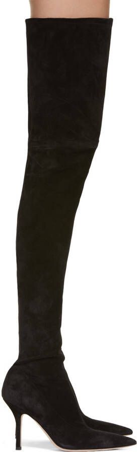 Paris Texas Black Mama Tall Boots - Picture 5