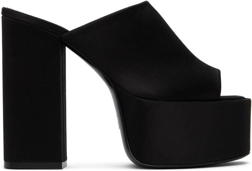 Paris Texas Black Sasha Heeled Sandals