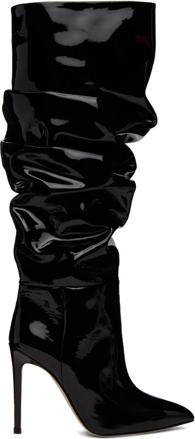 Paris Texas Black Slouchy Boots - Picture 3