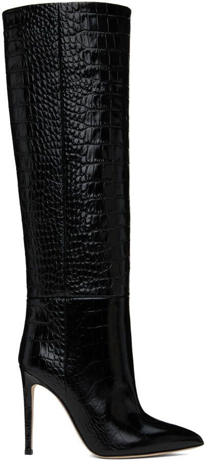 Paris Texas Black Stiletto Boots - Picture 5