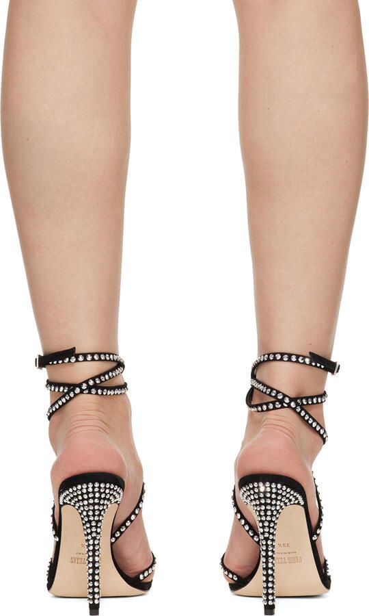 Paris Texas Black Holly Zoe Heeled Sandals - Picture 2