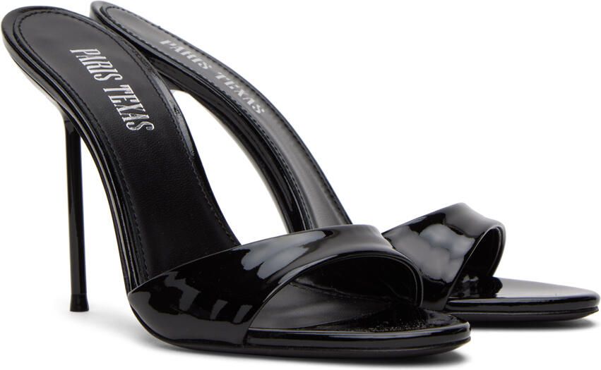 Paris Texas Black Lidia Heeled Sandals - Picture 2