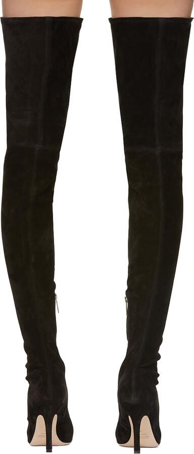 Paris Texas Black Mama Tall Boots