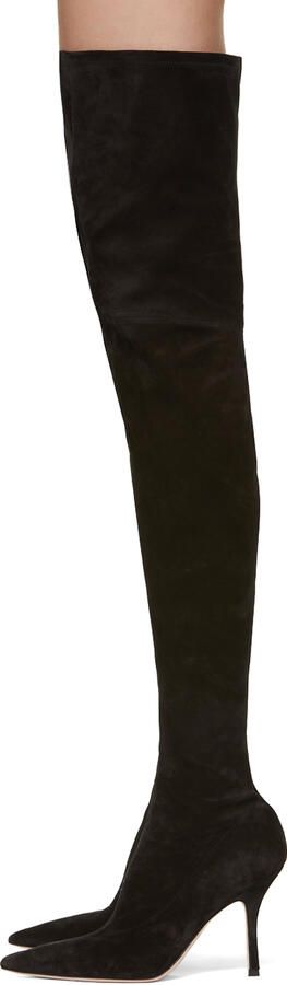 Paris Texas Black Mama Tall Boots - Picture 4